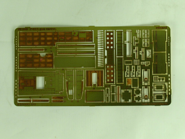 Eduard Ätzteile - P-61A gun turret S.A.