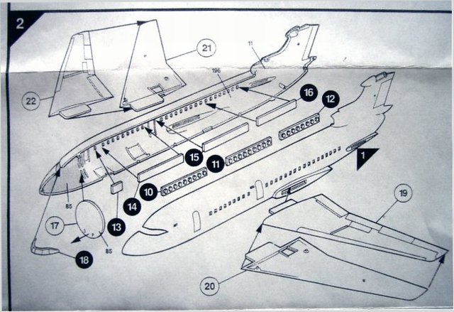 Airfix - Hawker Siddeley TRIDENT 1C