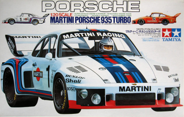 Martini Porsche 935 Turbo, Tamiya Nr. 20005 - Modellversium Kit-Ecke