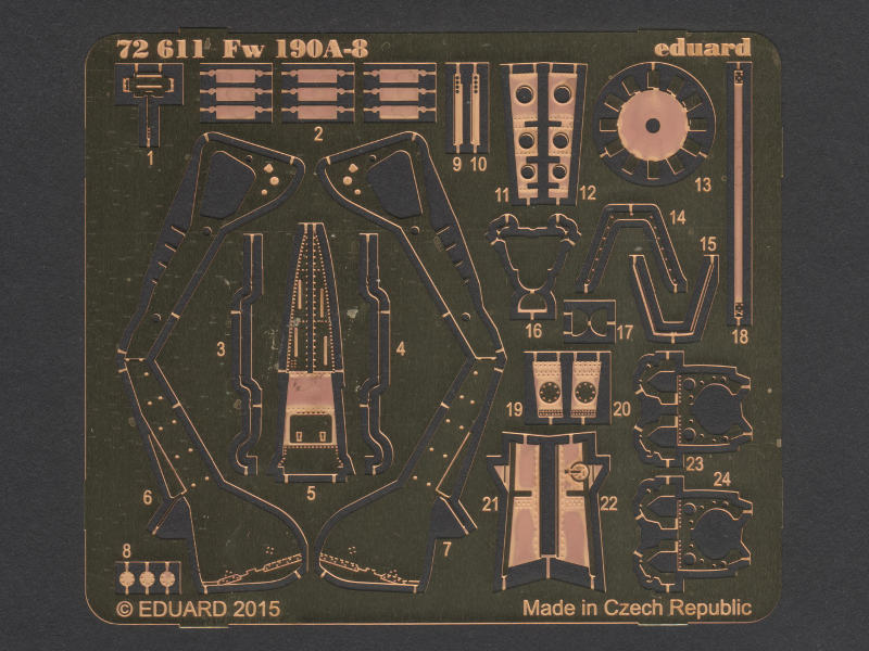 Eduard Ätzteile - Fw 190A-8
