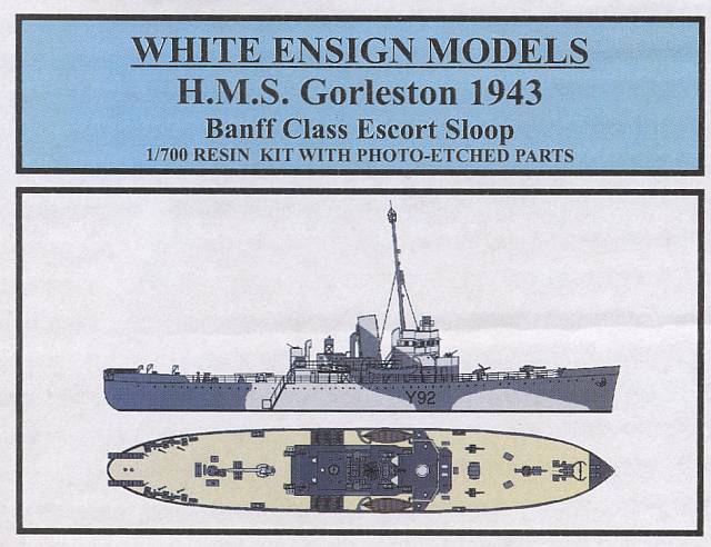 White Ensign Models - H.M.S. Gorleston 1943