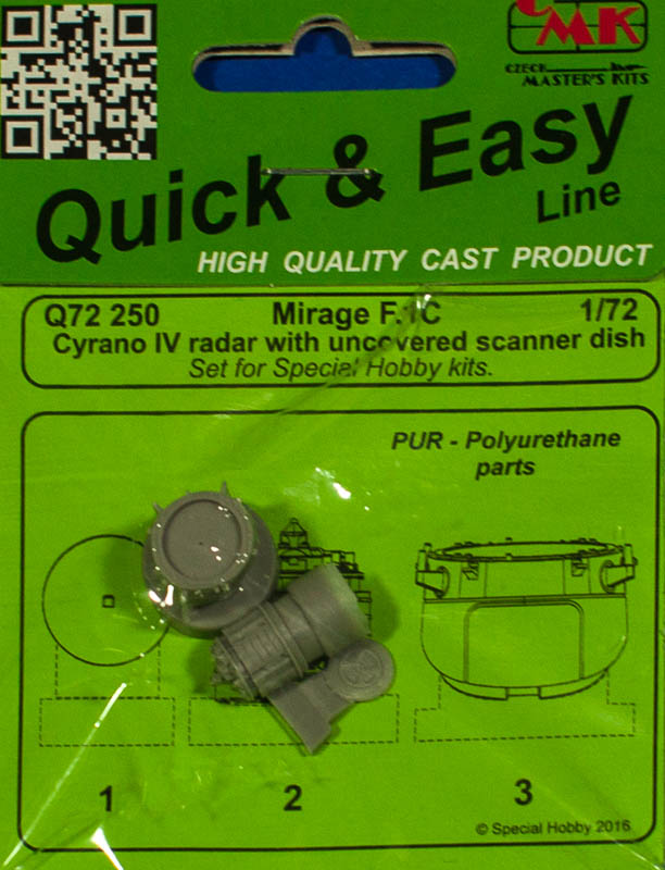 CMK - Mirage F.1C Cyrano Radar with uncovered scanner dish