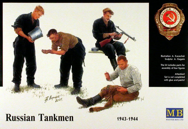 Master Box LTD - Russian Tankmen 1943-1944