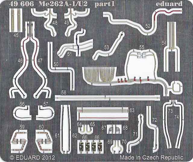 Eduard Ätzteile - Me 262-A1/U2 S.A.