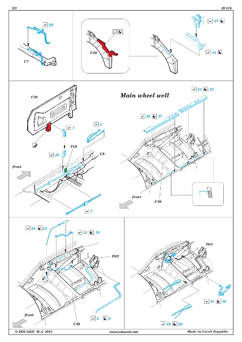 Eduard Ätzteile - Nato Falcons upgrade Set