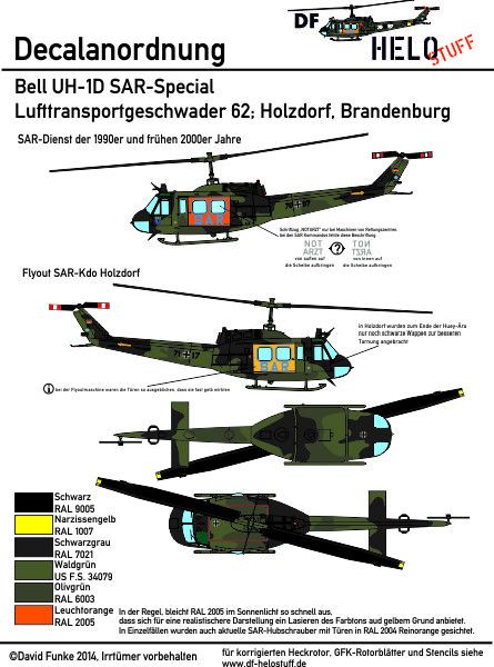 DF Helo Stuff - Bell UH-1D SAR-Spezial