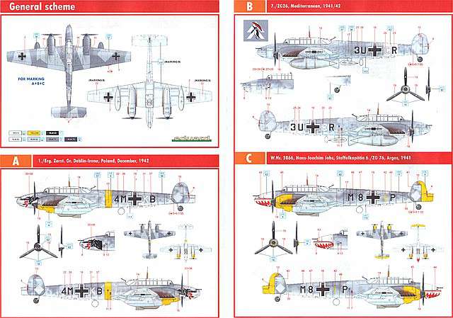 Eduard - Bf 110E