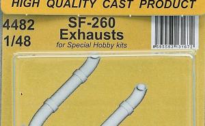 SF-260 Exhausts 1/48 / for SH kits
