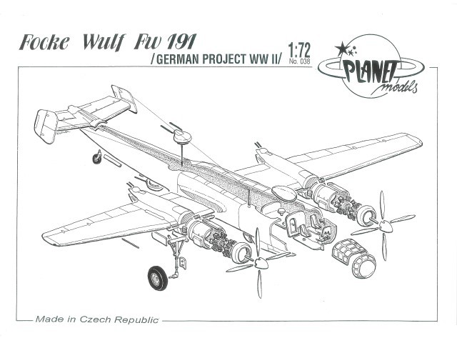 Planet Models - Focke Wulf Fw 191