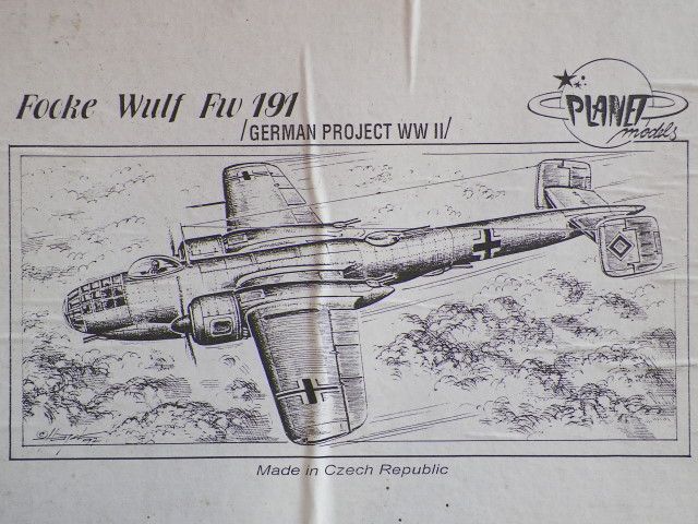 Planet Models - Focke Wulf Fw 191