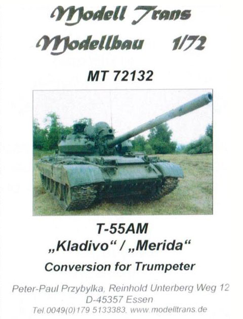 Modelltrans - Umbauset T-55AM Kladivo/Merida