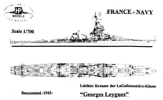 HP-Models - Der leichte französische Kreuzer "Georges Leygues"