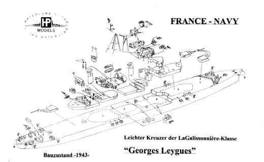 HP-Models - Der leichte französische Kreuzer "Georges Leygues"