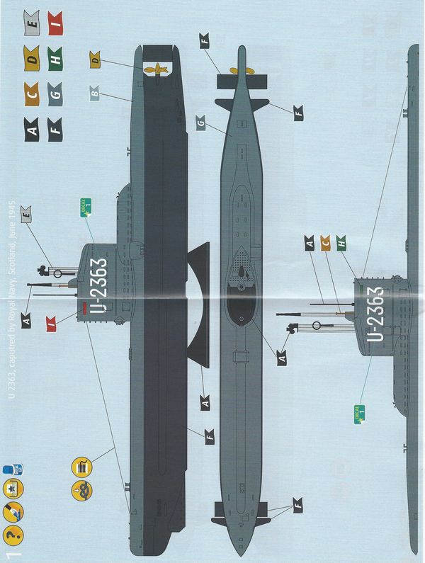 Revell - German Submarine TYPE XXIII