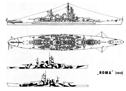 HP-Models - Das Italienische Schlachtschiff Roma