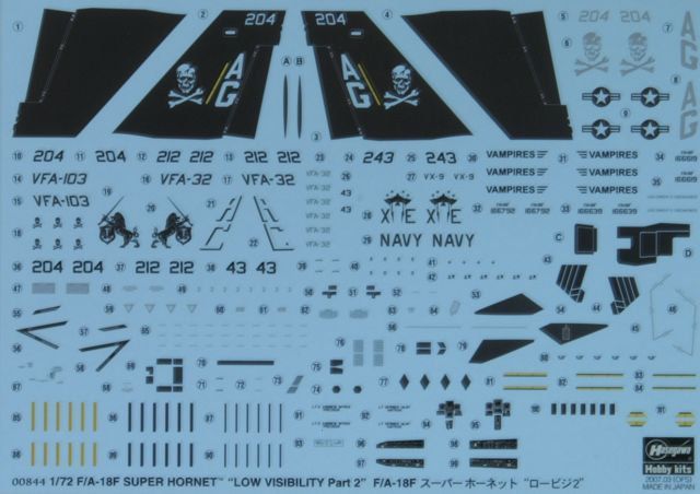 Hasegawa - F/A-18F Super Hornet "Low visibility Part 2"