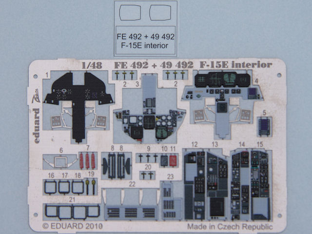 Eduard Ätzteile - F-15E Interior Self Adhesive