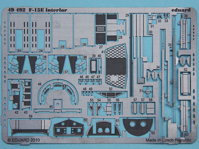 Eduard Ätzteile - F-15E Interior Self Adhesive