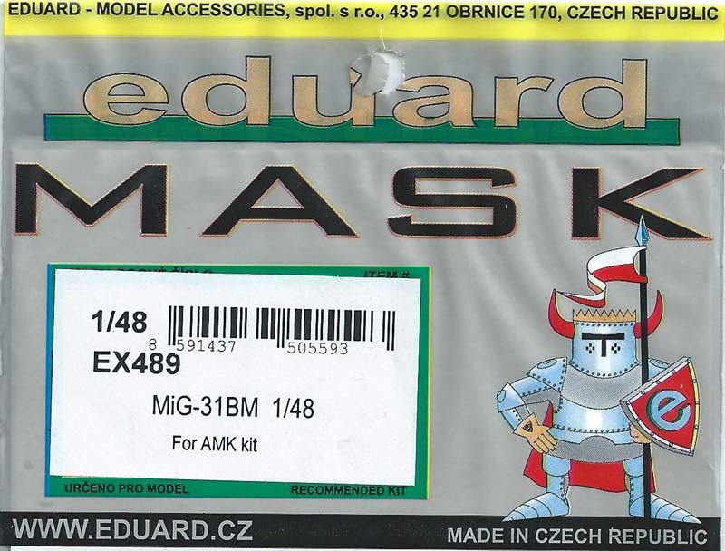 Eduard Mask - MiG-31 BM/BSM mask