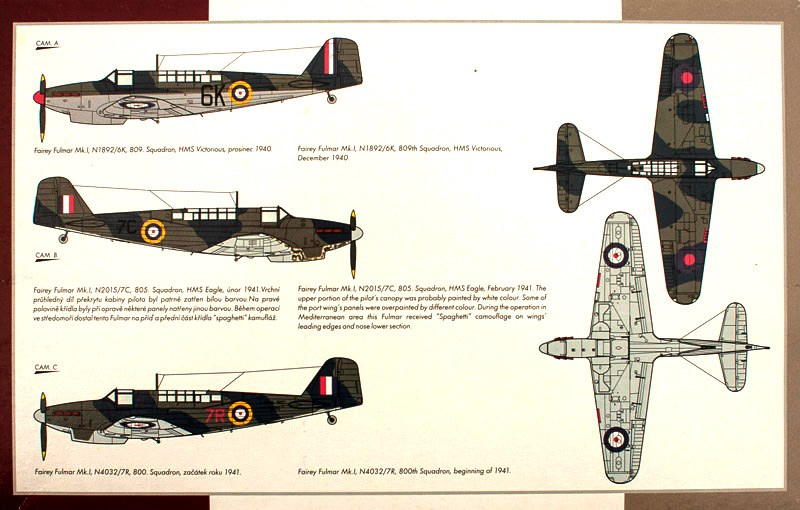 Special Hobby - Fairey Fulmar Mk.I "Captured Marking"