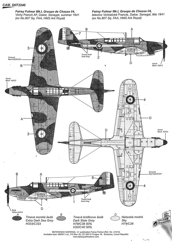 Special Hobby - Fairey Fulmar Mk.I "Captured Marking"