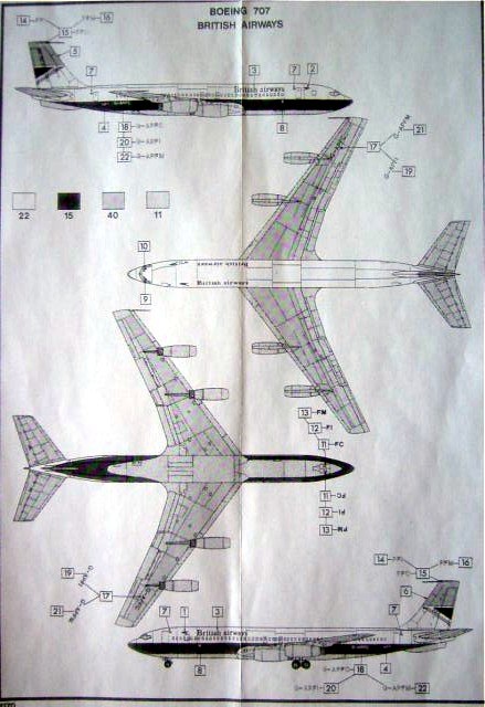 Airfix - Boeing B 707-436