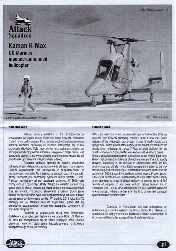 Attack Squadron - Kaman K-MAX