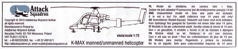 Attack Squadron - Kaman K-MAX