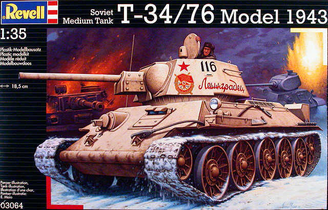Revell - Soviet Medium Tank T-34/76 (Model 1943)