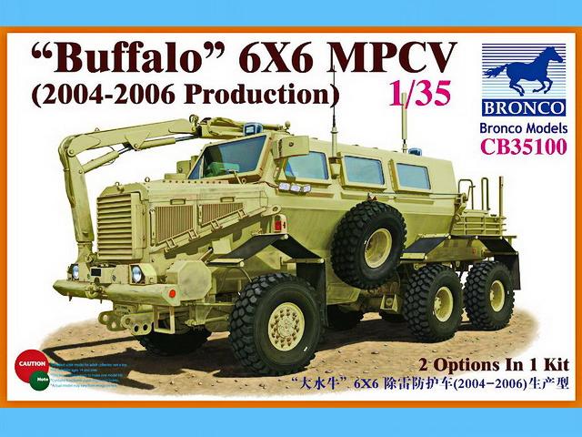 Bausatz-Cover des MPCV 6x6 BUFFALO von Bronco