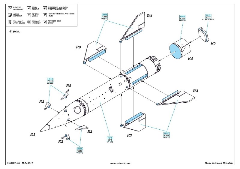 Eduard Brassin - AGM-12B Bullpup A