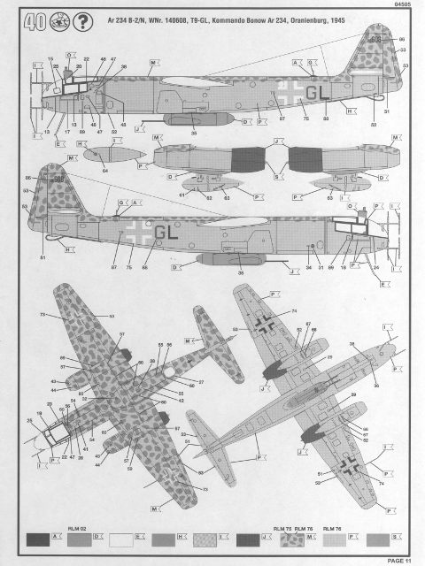 Revell - Arado Ar 234 B-2/N "Nachtigall"