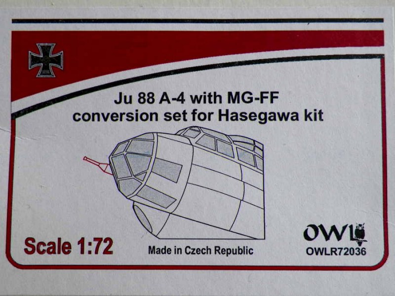 OWL models - Ju 88 A-4 with MG-FF conversion set