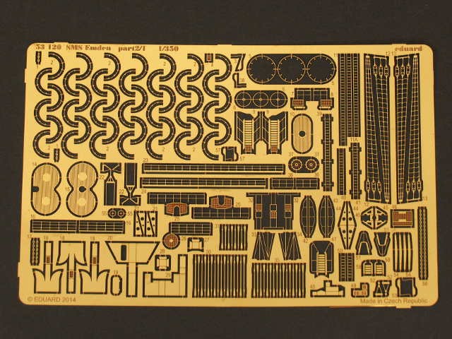 Eduard Ätzteile - SMS Emden Part 2