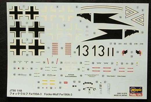 Hasegawa - Focke Wulf Fw 190A-3