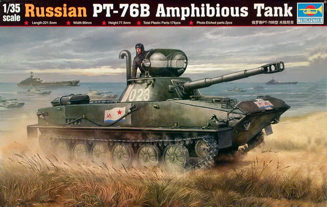 Trumpeter - Russian PT-76B Amphibious Tank