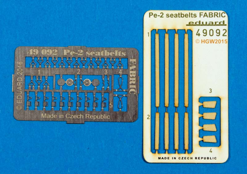 Pe-2 seatbelts FABRIC
