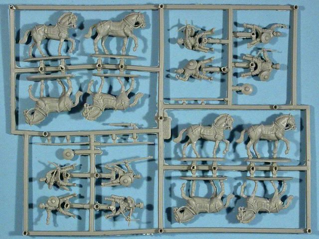 Vorderseite des dreifach vorhandenen Spritzlings