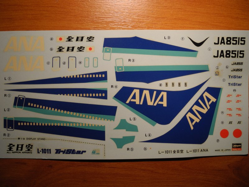 Hasegawa - Lockheed L-1011 All Nippon Airways