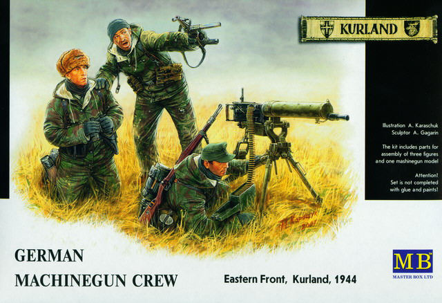 Master Box LTD - German Machinegun Crew - Eastern Front, Kurland 1944