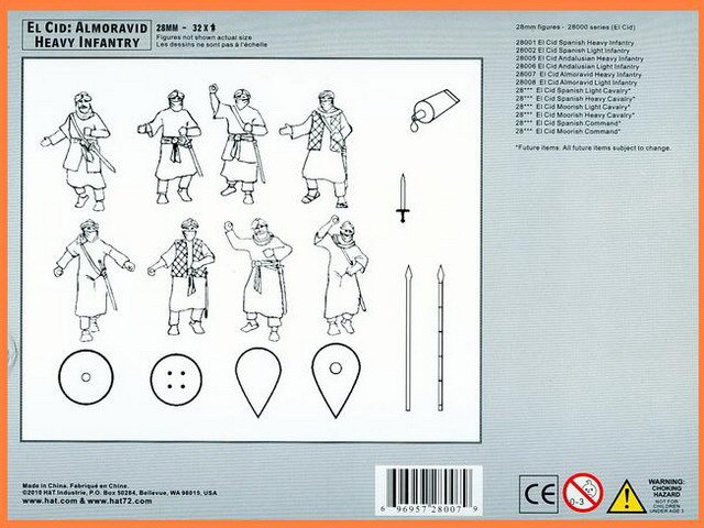 Die Rückseite der Verpackung