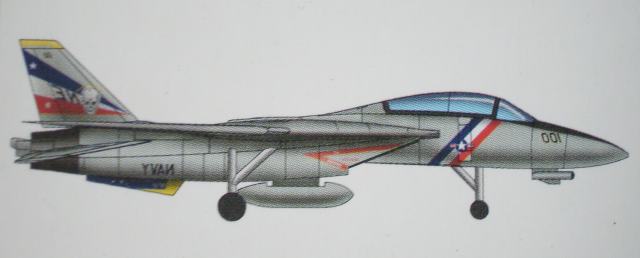 Trumpeter Maquette 1:350 - 6 Avions F-14B/D Super Tomcat - À Monter Et Peindre (pièces En Plastique)