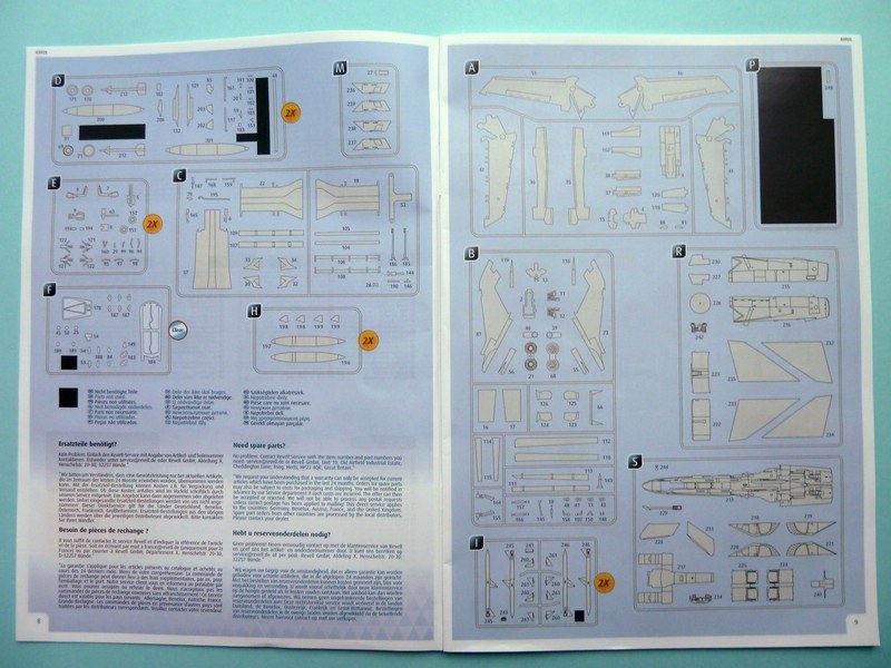 Maquette Revell Tornado F3 ADV Au 1/48 - 297 Pièces, Niveau Expert, Avec Décalcomanies Pour Appareils De La RAF - 9