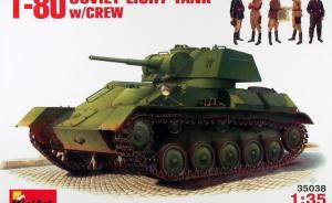 T-80 Soviet Light Tank with Crew