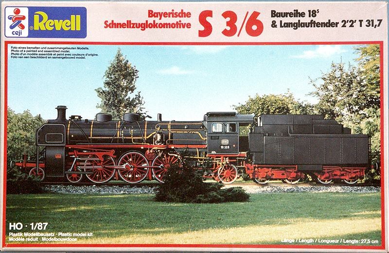 Revell - Bayerische Schnellzuglokomotive S 3/6 mit Langlauftender