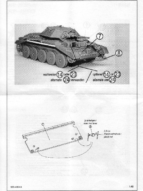 MR Models - Rüstsatz Crusader Mk.I frühe Produktion