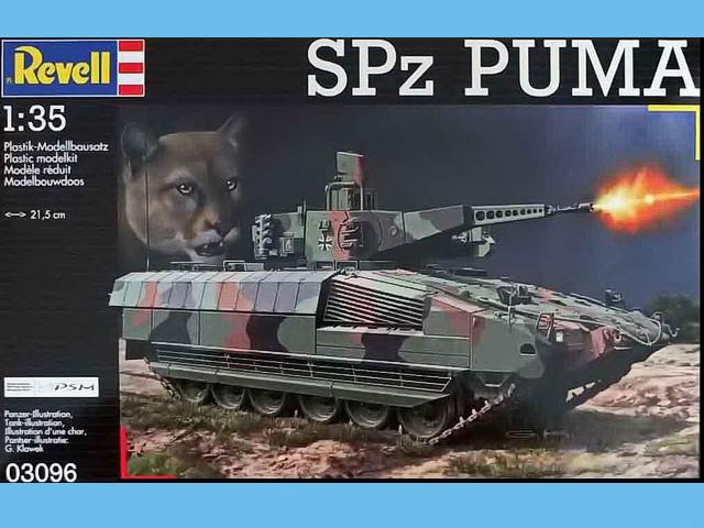 salchicha Bronceado caravana SPz PUMA, Revell Nr. 03096 - Modellversium Kit-Ecke