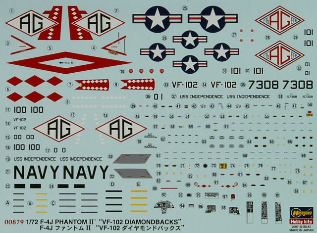 Hasegawa - F-4J Phantom II 'VF-102 Diamondbacks'