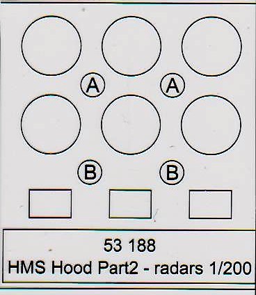 Eduard Ätzteile - HMS Hood pt. 2 radars