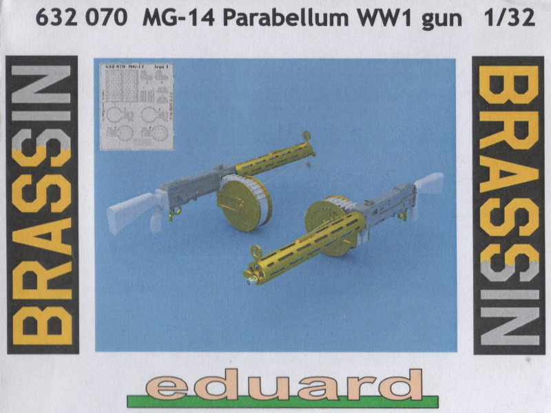 Eduard Brassin - MG-14 Parabellum WW1 gun